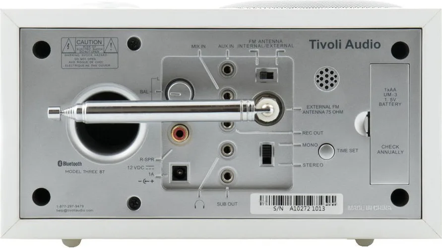 Tivoli Model One BT Blanc Radios réveils