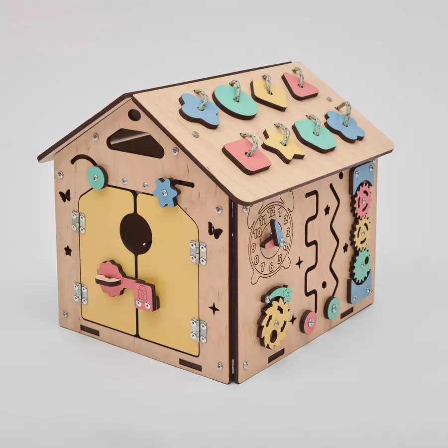 Montessori® sensorisches Mini Spielhaus Montessori® by Busy Kids mehrfarbig