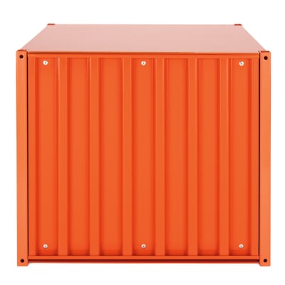 Container DS Klein, RAL 2001 Rotorange