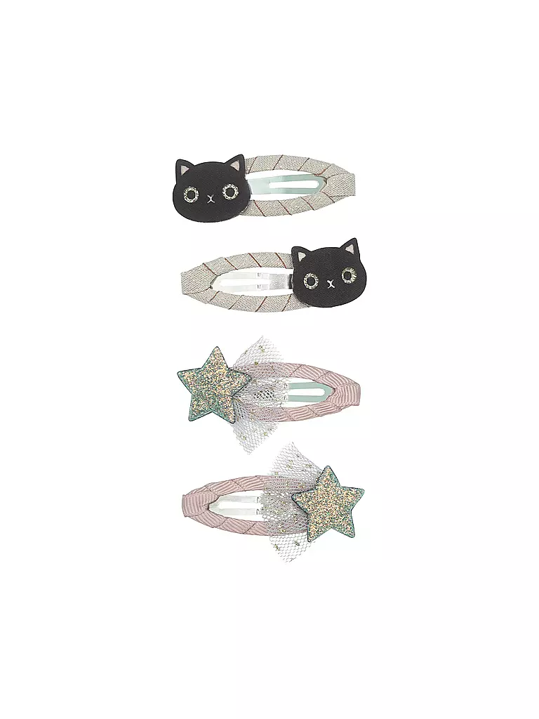 MIMI & LULA Haarspangen 4 Stück MAGICAL CAT CLIP PACK bunt