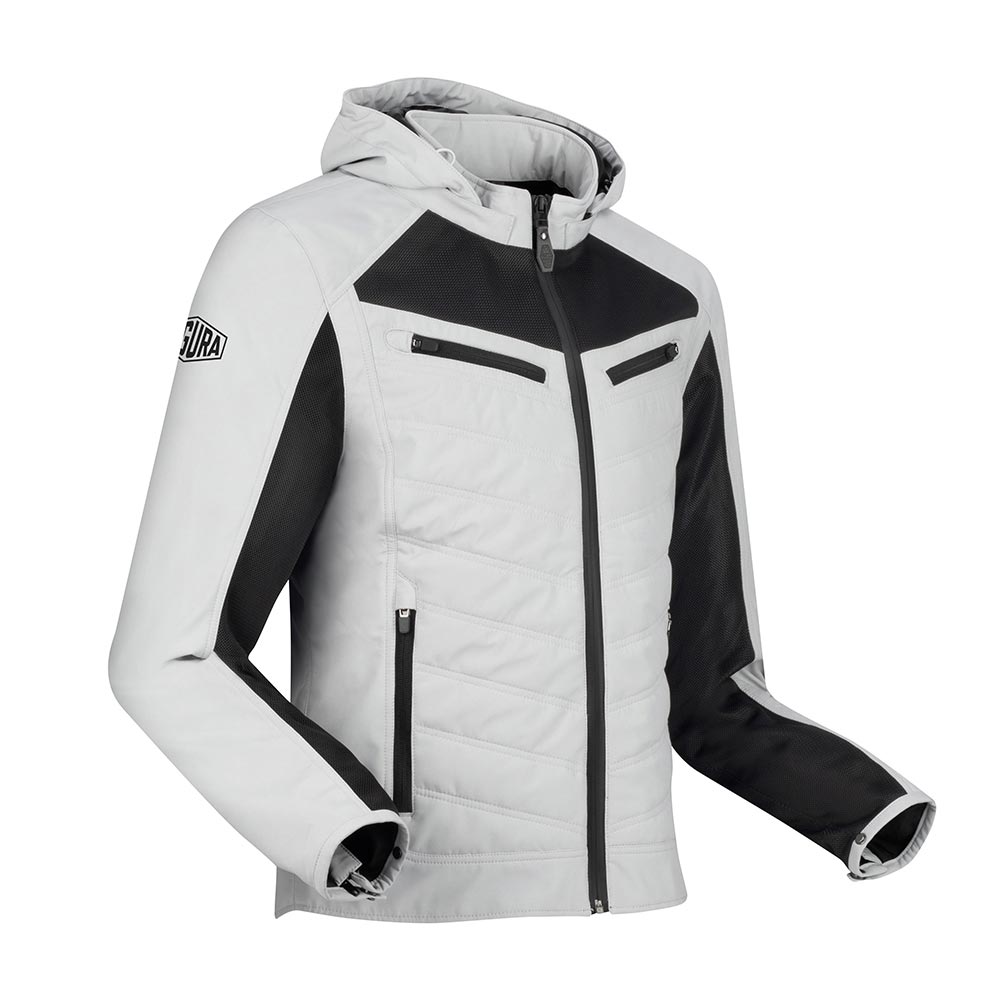 Segura - Blouson Natcho Vented Gris Clair / Blanc