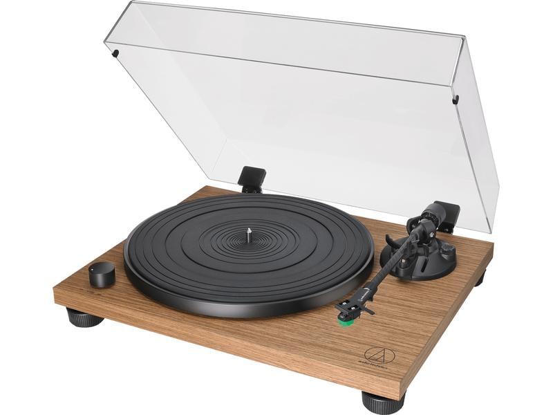 Audio-Technica Plattenspieler AT-LPW40WN Hellbraun Manueller Plattenspieler mit Riemenantrieb