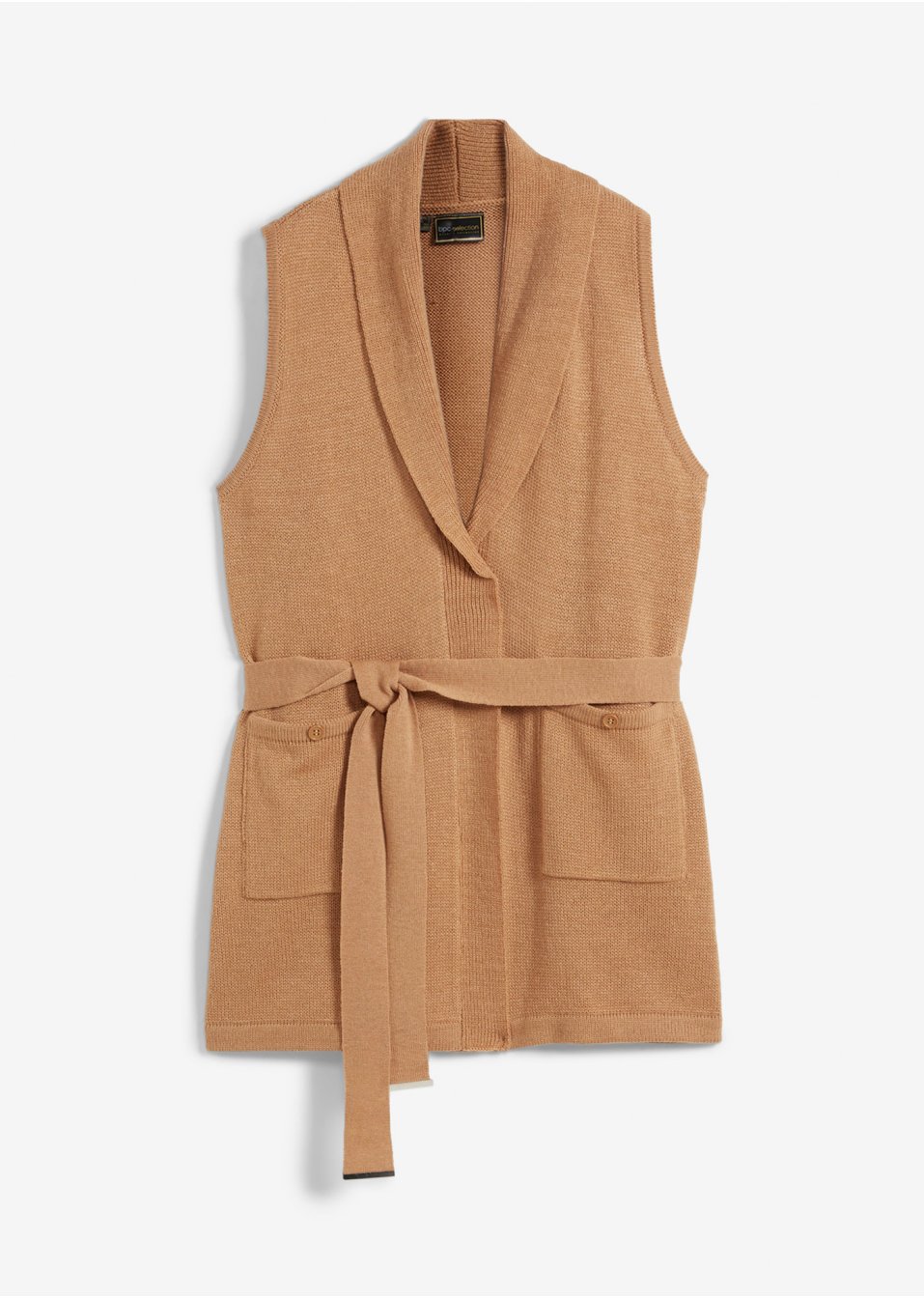 Gilet sans manches en maille