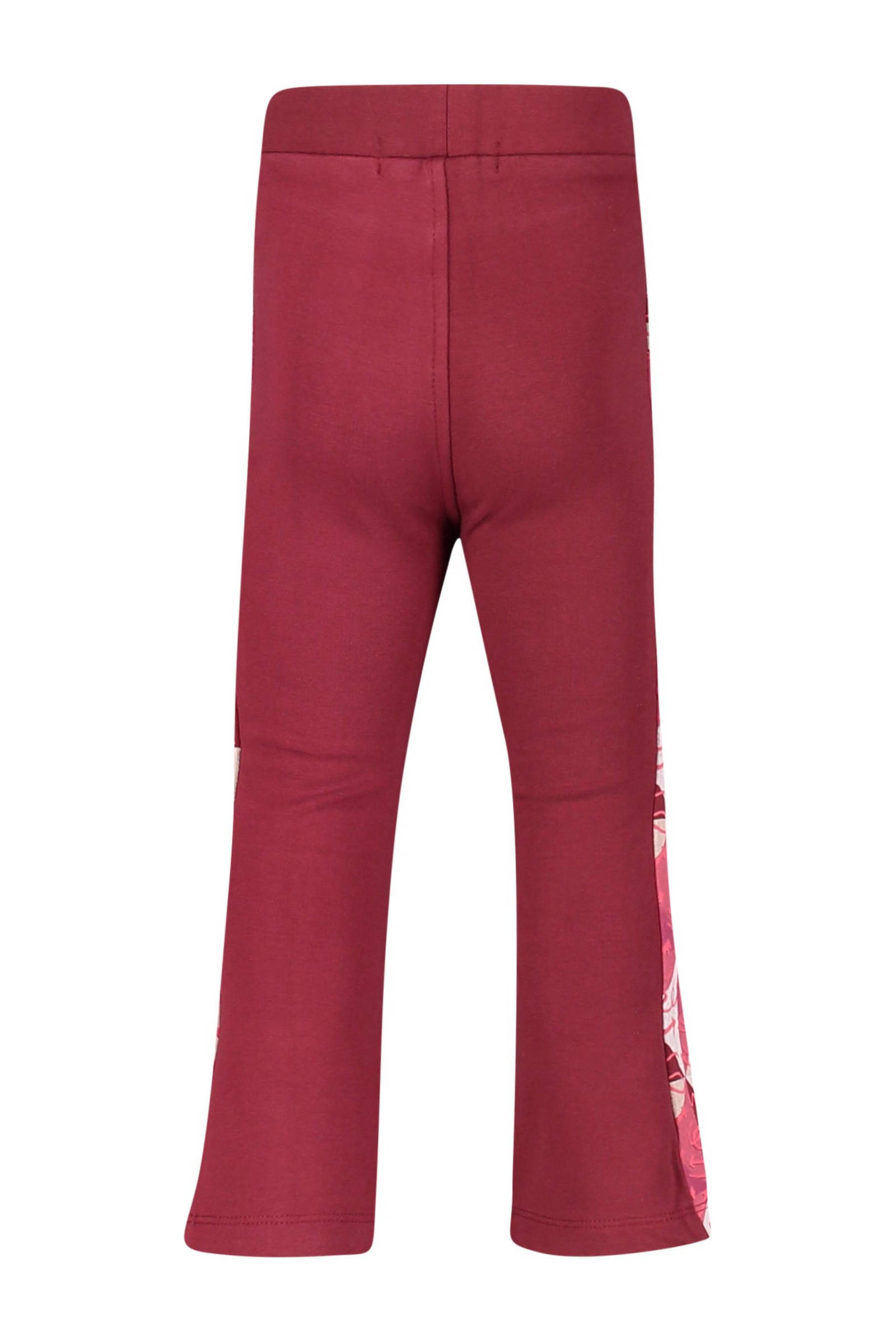 4PRESIDENT flared broek Maite donkerrood