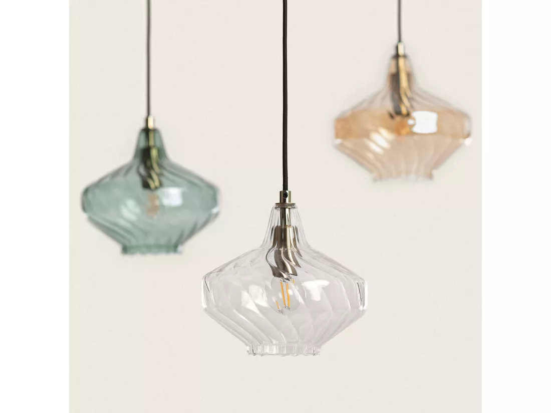Suspension Verre Blas Transparent