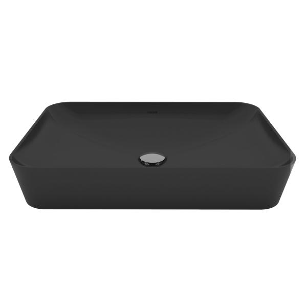 Sanigoods Aqualis keramische waskom 60x40cm mat antraciet