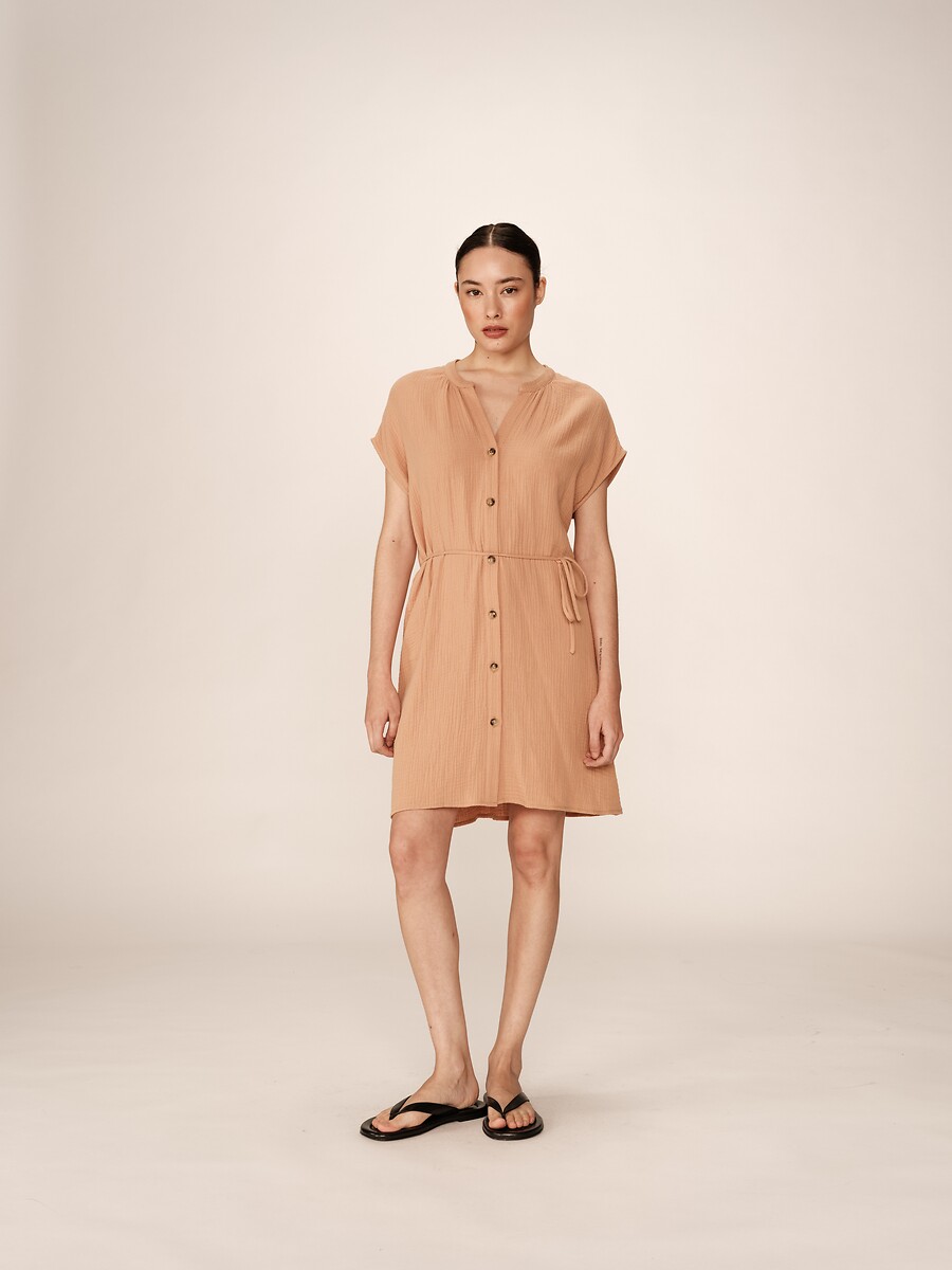 GRACE & MILA<br>Corte jurk van tetrastof ROZANA