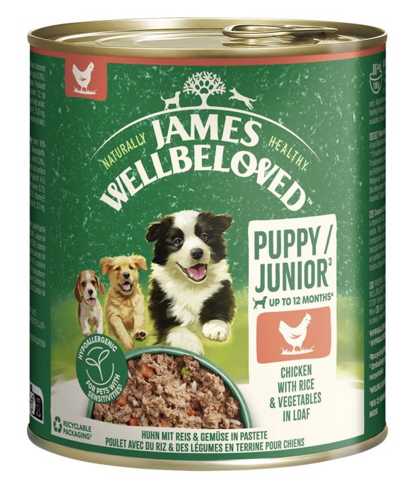 James Wellbeloved Nassfutter für Hunde Puppy
