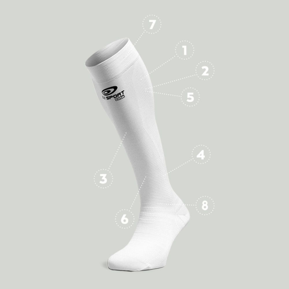 BV Sport PRORECUP ELITE EVO - Chaussettes noir
