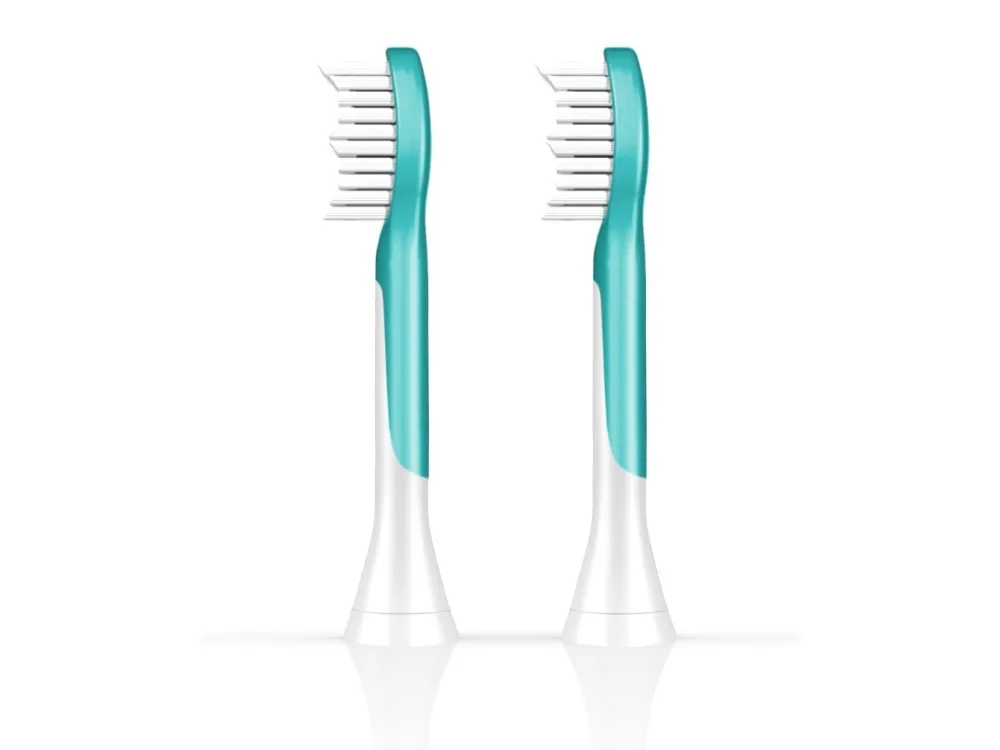 Philips Sonicare For Kids HX6042 - Ekstra tandbørstehoved - til tandbørste - akvamarin (pakke med 2)