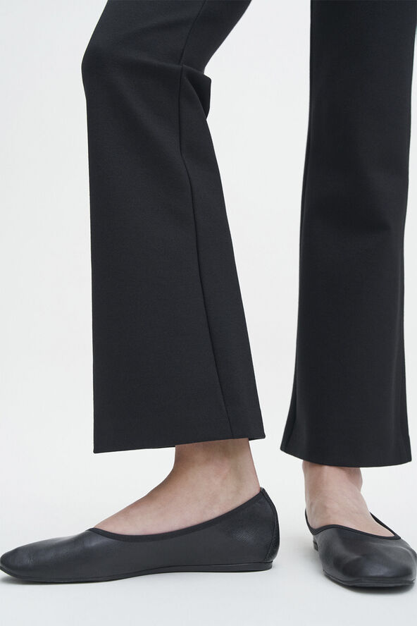 Filippa K Flared Jersey Trousers Black