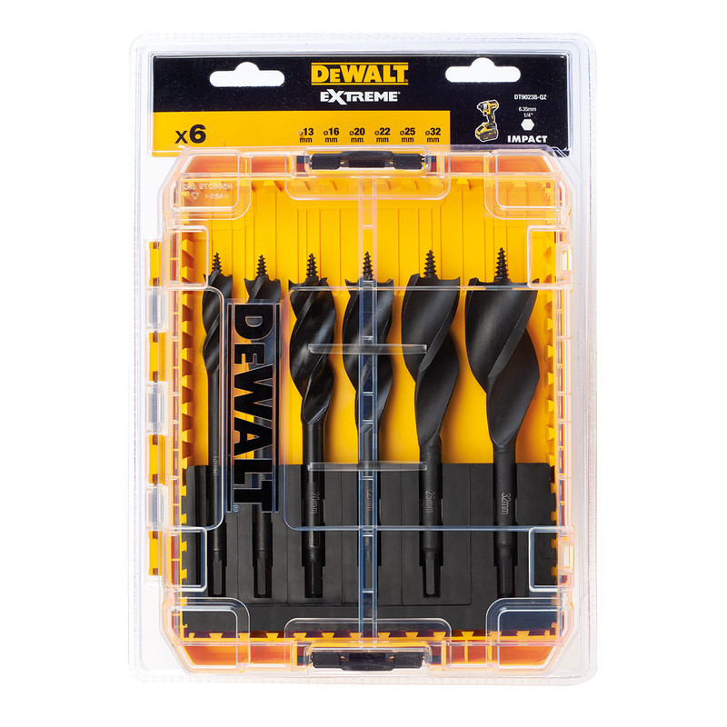 DeWALT DT90238-QZ Slangenborenset in Tough Case 6-delig