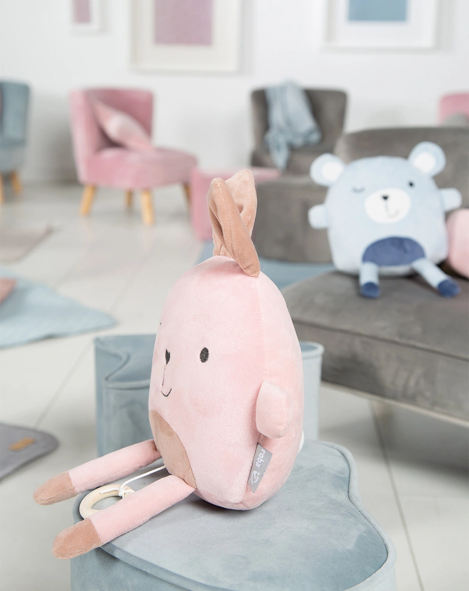 Kinderhocker Herzform LIL SOFA (Farbe: mauve)