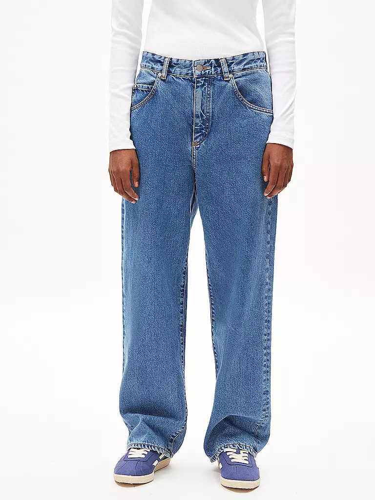 ARMEDANGELS Jeans Wide Leg HAAYI hellblau