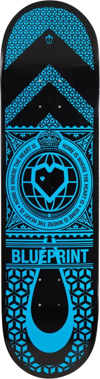 Blueprint Home Heart Skateboard Deck | SkatePro