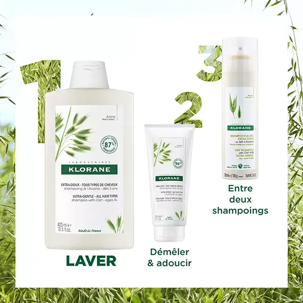 Klorane Avoine Shampoing Extra-Doux 400ml