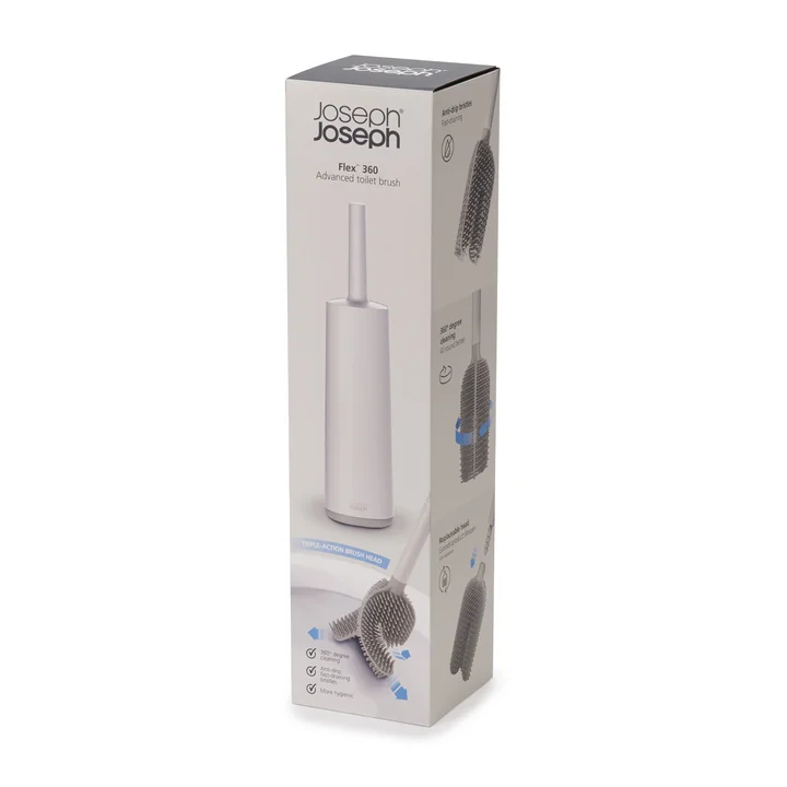 Joseph Joseph - Flex 360 Toilettenbürste, schwarz