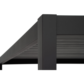 Pergola Deluxe Antraciet 3,6x3,6m