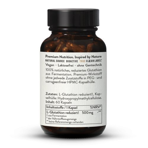 Sunday Natural Products  L-Glutathion reduziert 500mg