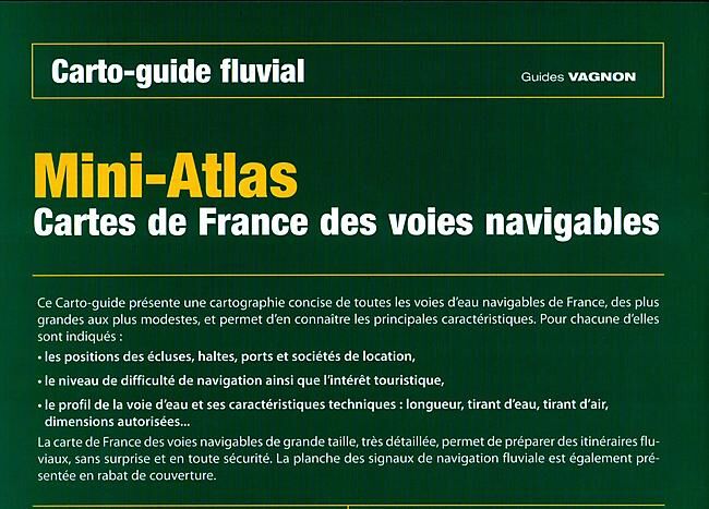 VAGNON - MINI ATLAS FRANCE VOIES NAVIGEABLES