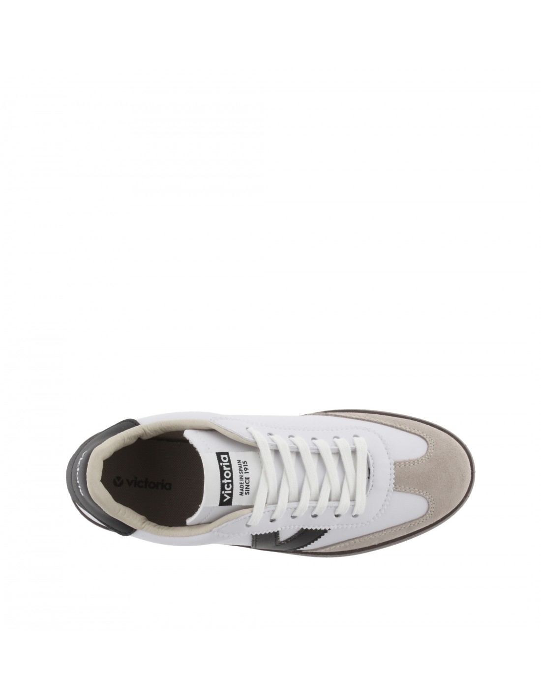 victoria Baskets de ville femme blanc