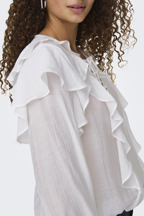 Jacqueline de Yong witte dames blouse