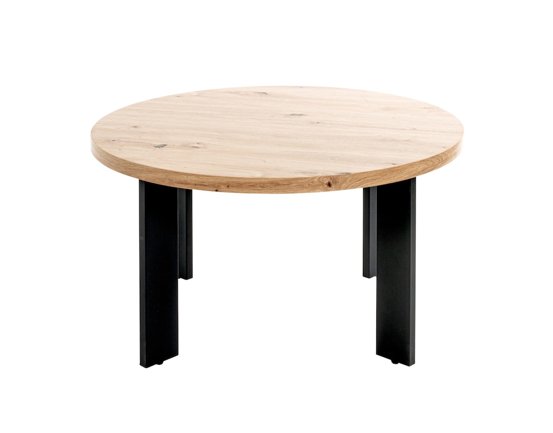 Couchtisch 75 x 42 cm braun/schwarz
