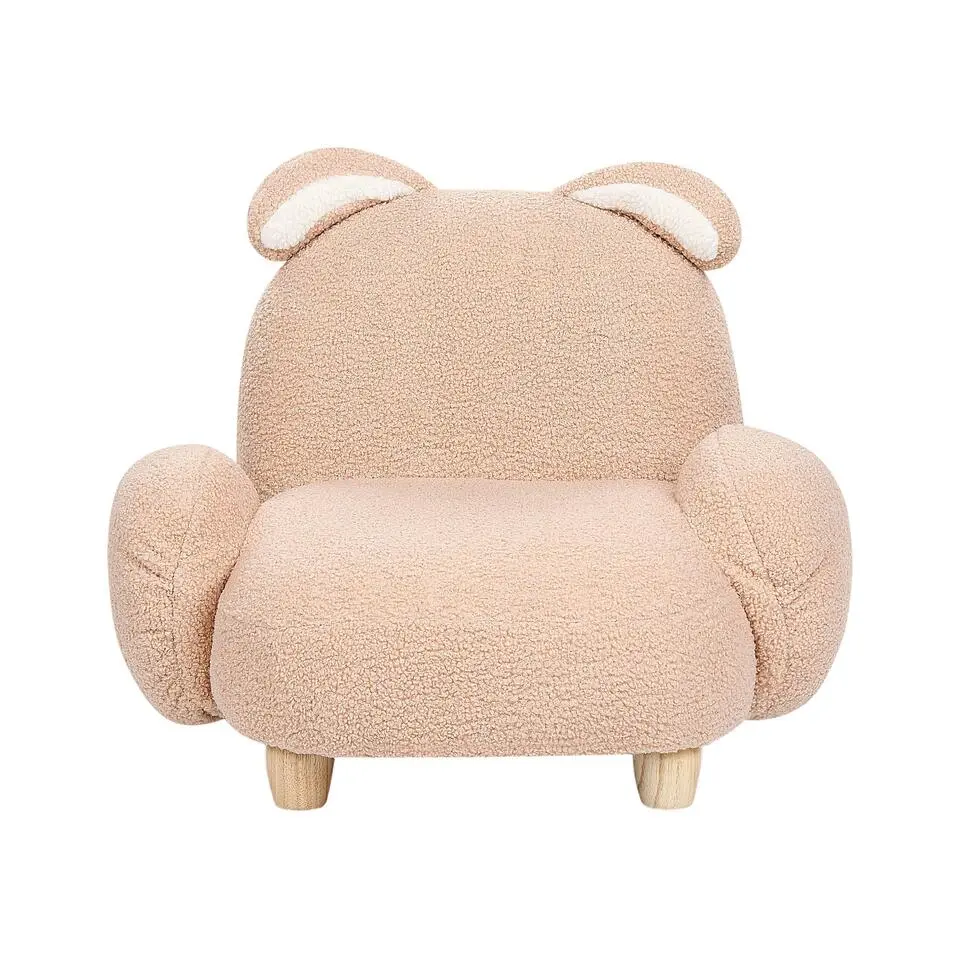KANNA - Kinderstoel - Beige - Nepbont