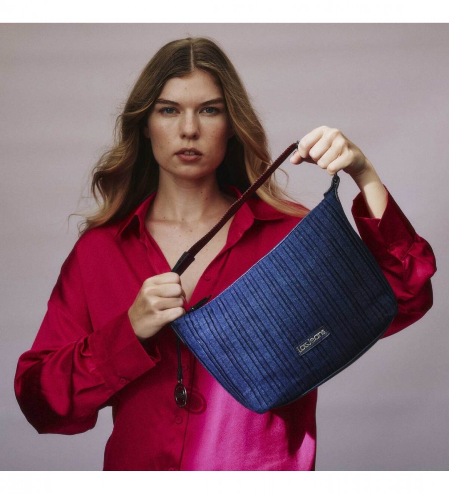 Bolsa de ombro Lois 313270. Azul-marinho - 27x22x10cm -