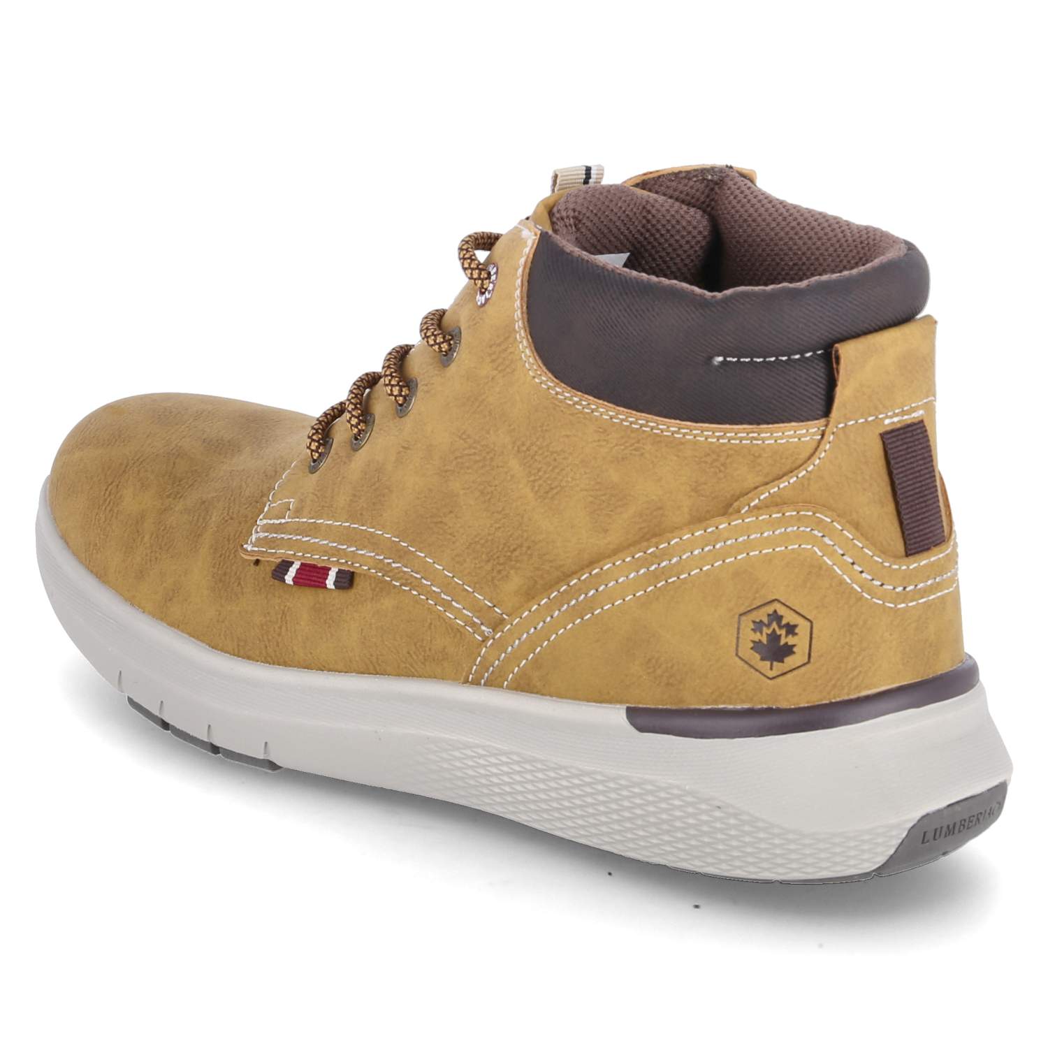 Lumberjack Schnürboots NEIL - yellow/dk brown