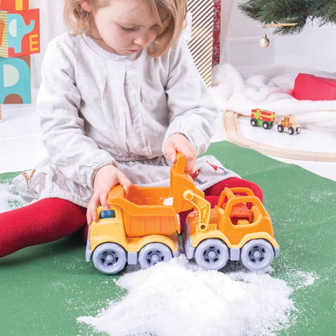 Green toys shovel oranje
