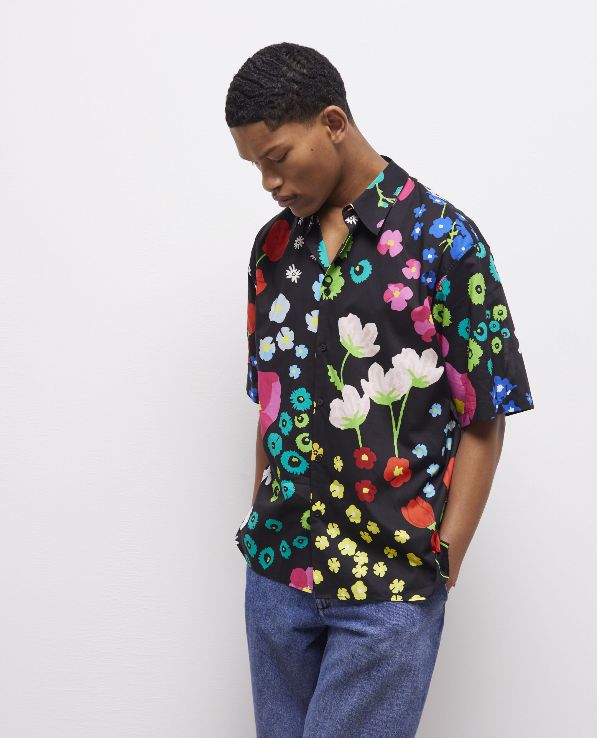 Chemise imprimée en coton