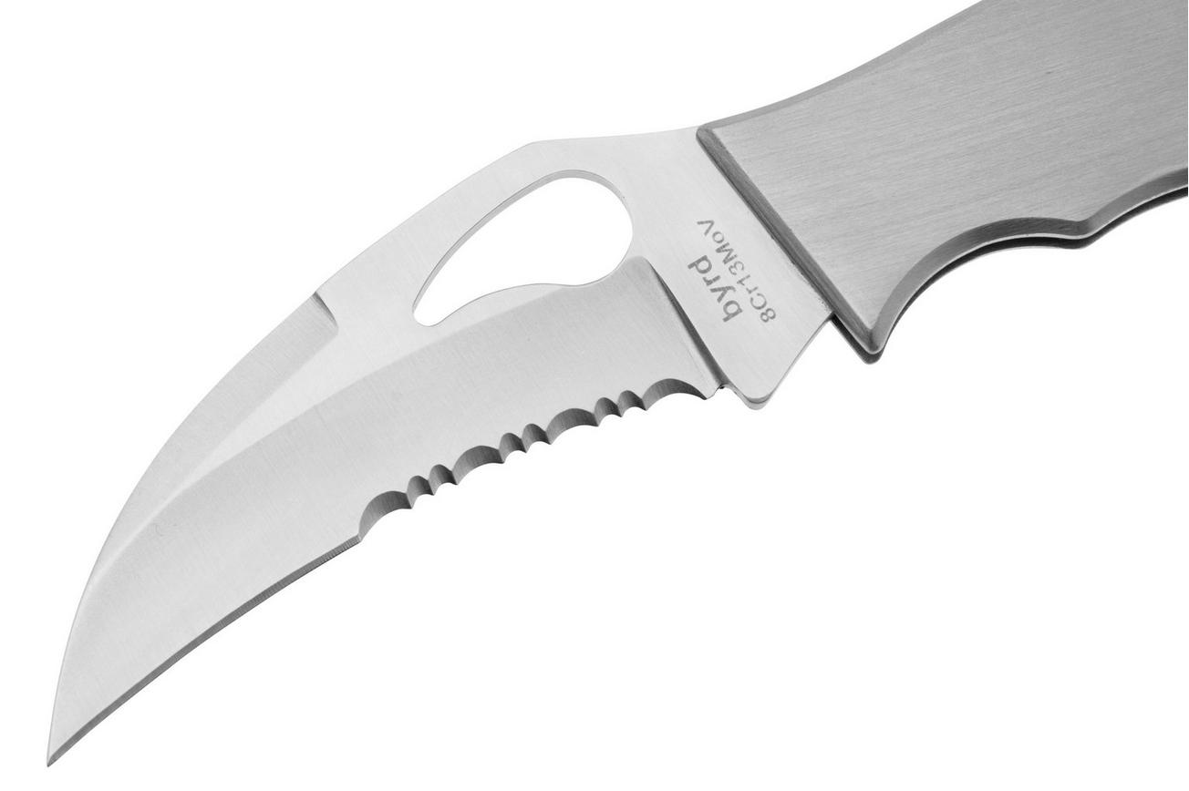 Spyderco Byrd Crossbill Stainless Steel BY07PS partly serrated zakmes