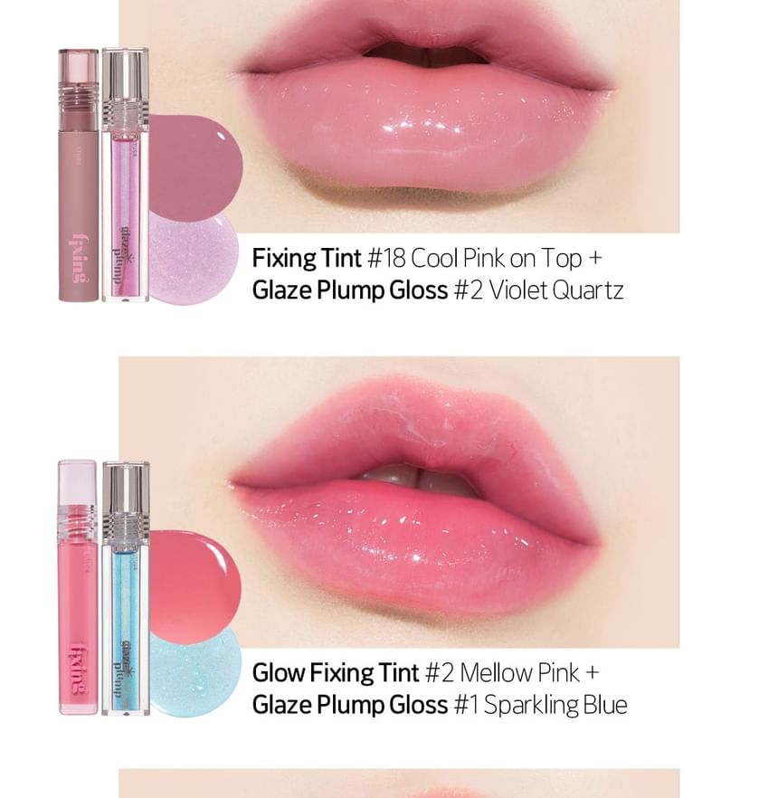 ETUDE - Glaze Plump Gloss - 3 kleuren