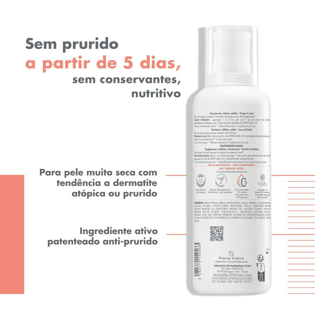 Xeracalm Bálsamo Relipidante - 400ml
