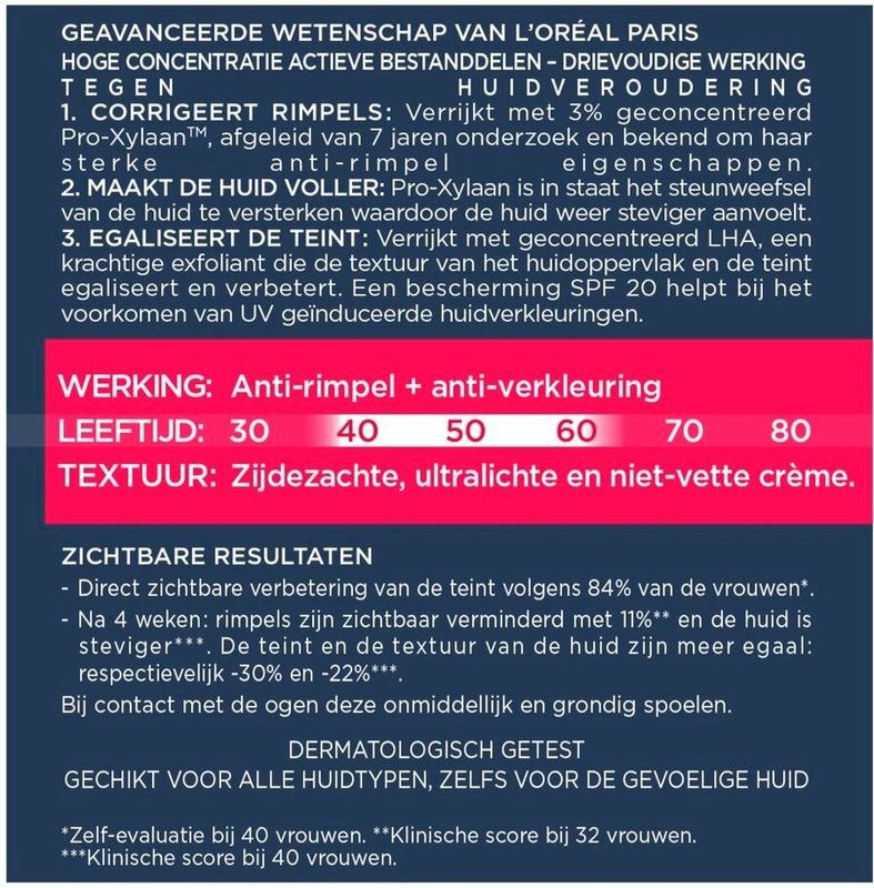 L’Oréal Paris - Revitalift Laser X3 - Dagcrème - SPF25 - Anti-rimpel