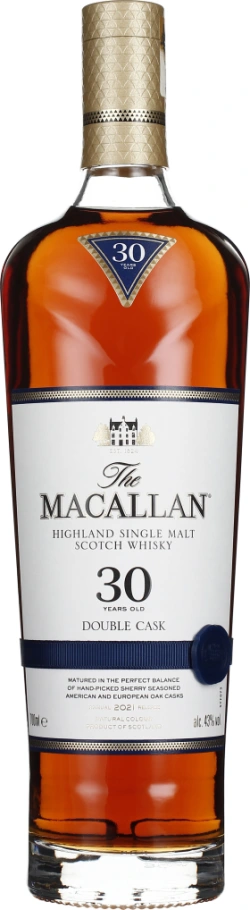 THE MACALLAN 30 YEARS DOUBLE CASK 70CL