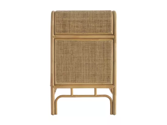 Commode vintage en rotin 3 tiroirs L120 cm GALON