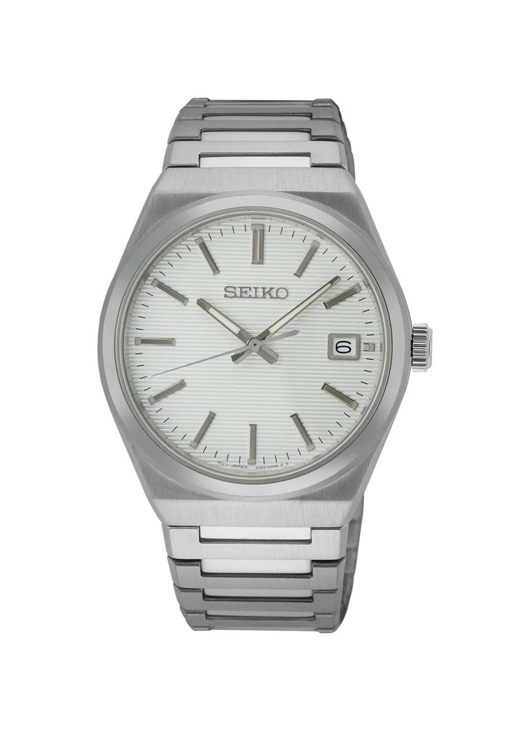 Quarz-Herrenuhr mit Edelstahlbandgehäuse