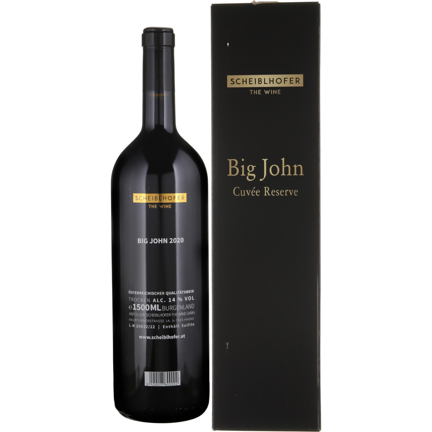 Magnum Burgenland Qualitätswein Cuvée Reserve Big John Scheiblhofer -150cl