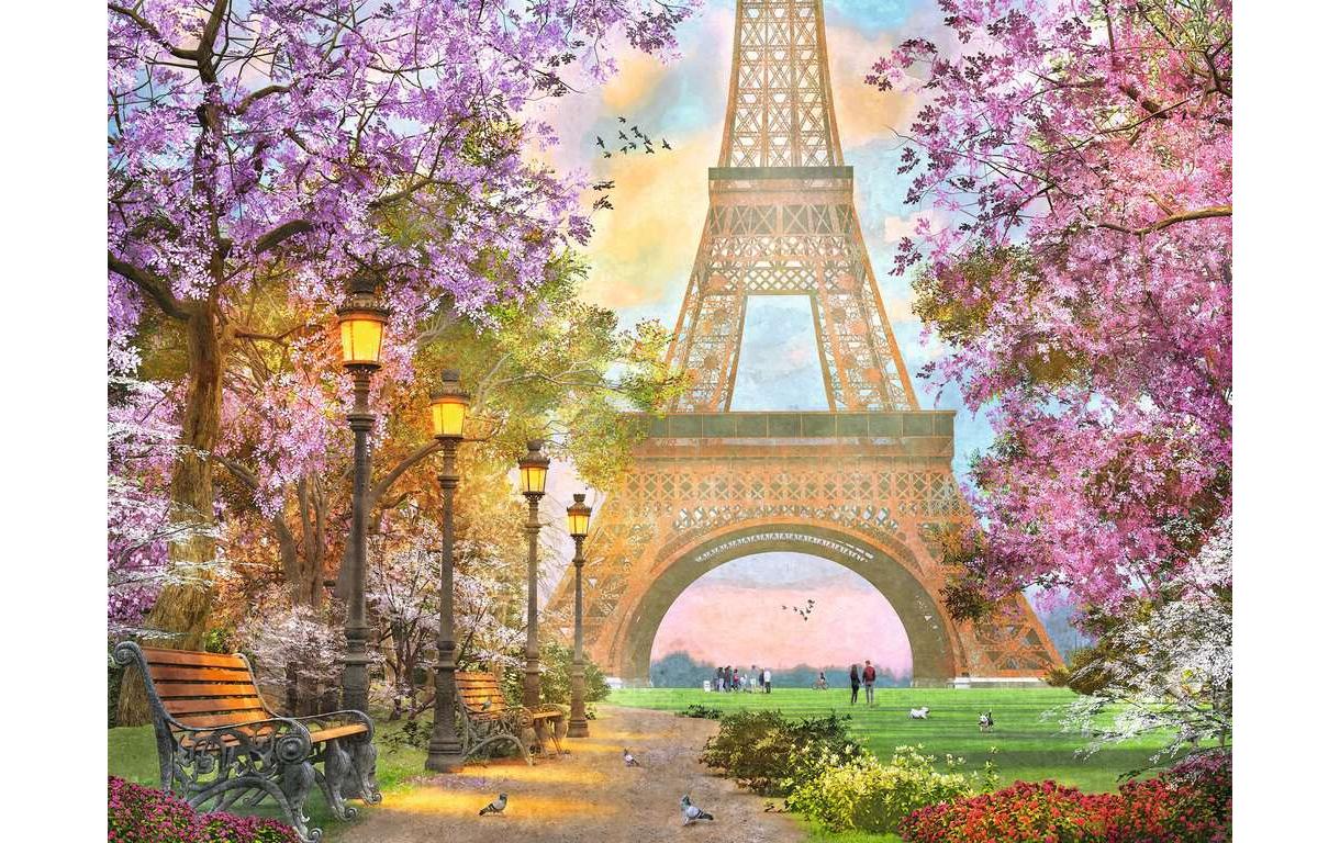 Puzzle Verliebt in ParisKlassisches Puzzle