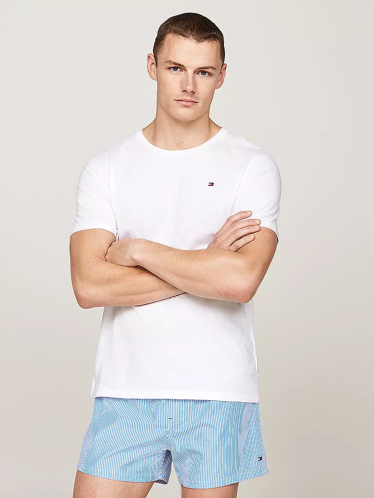 TOMMY HILFIGER T-Shirt 3er Pkg blau