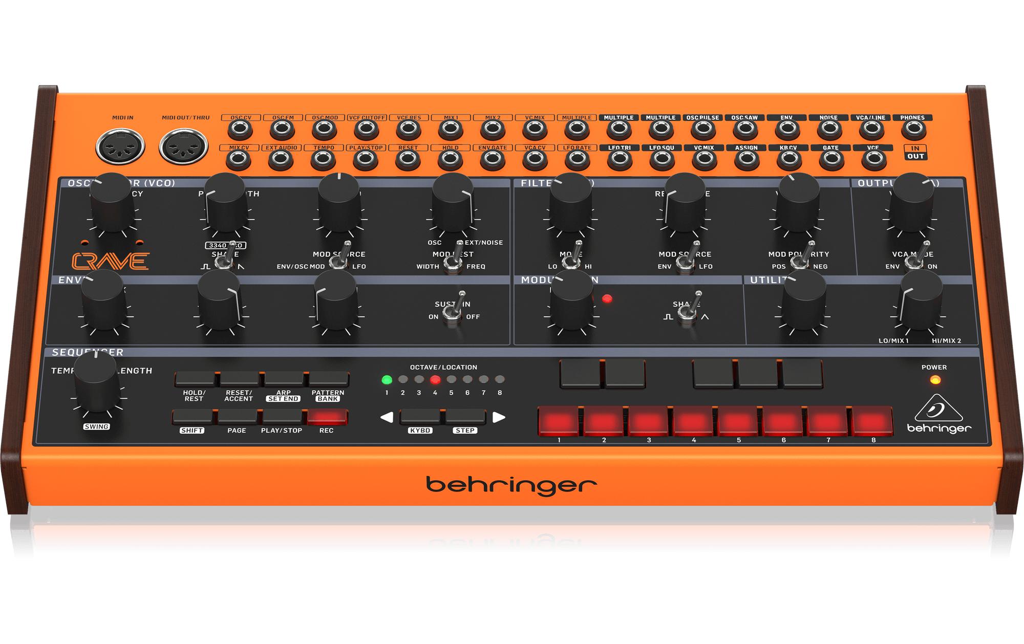 Synthesizer Crave<br>Semimodularer analoger Synthesizer