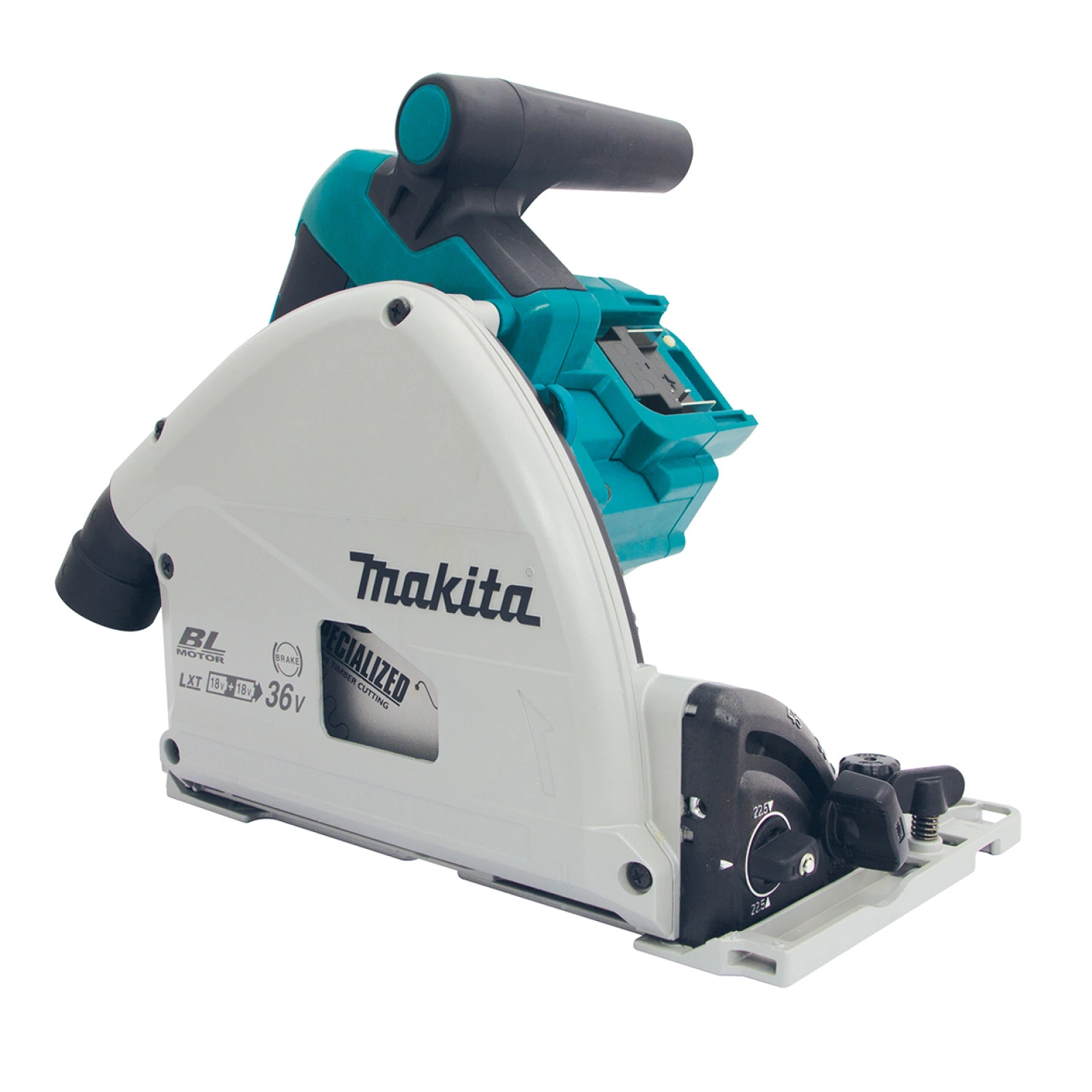 Makita DSP600PT2J 36V (2x 18V) Li-Ion accu Invalzaag set (2x 5,0Ah accu) in Mbox - 165 x 20 mm - koolborstelloos