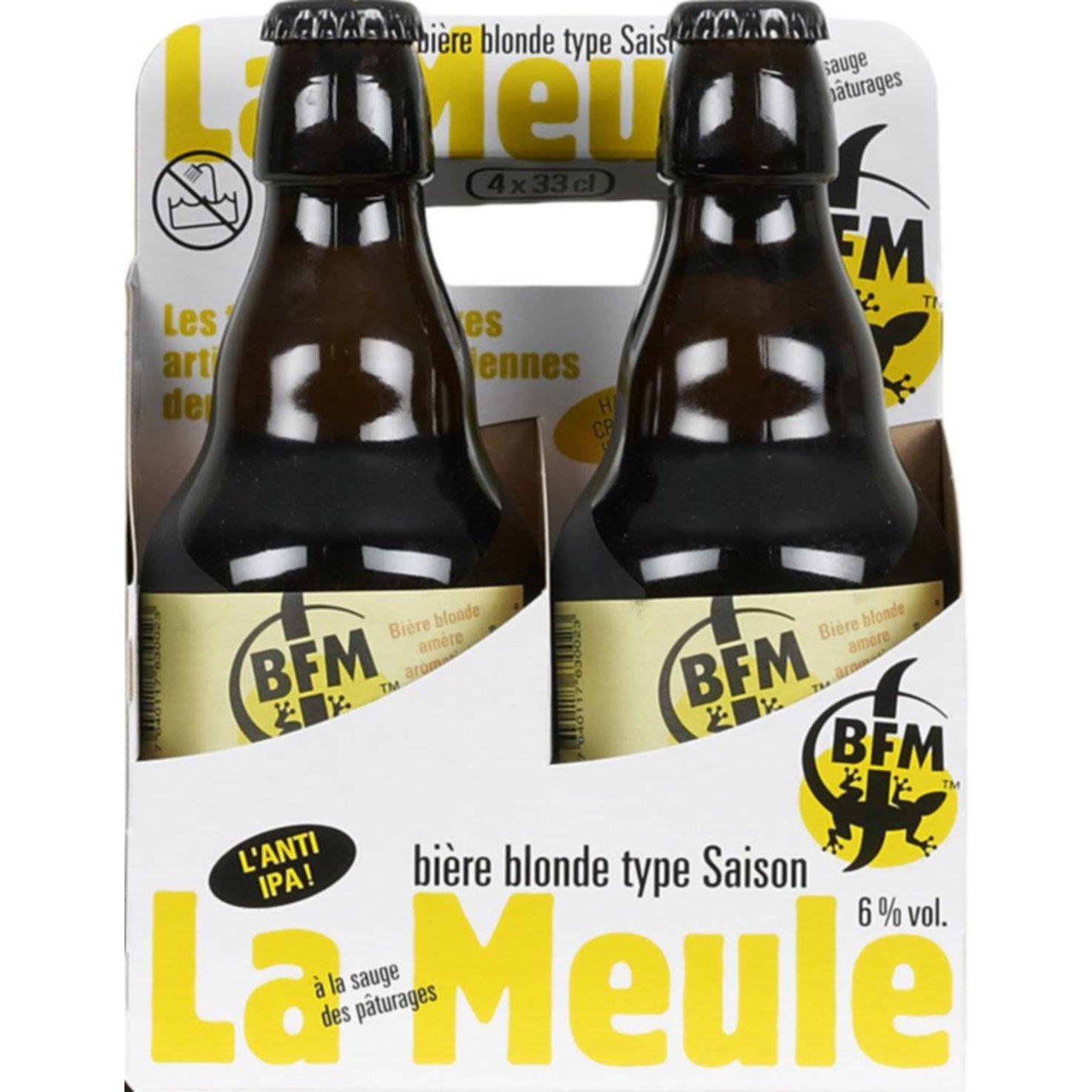 BFM La Meule Bière à la sauge 4x33cl -132cl