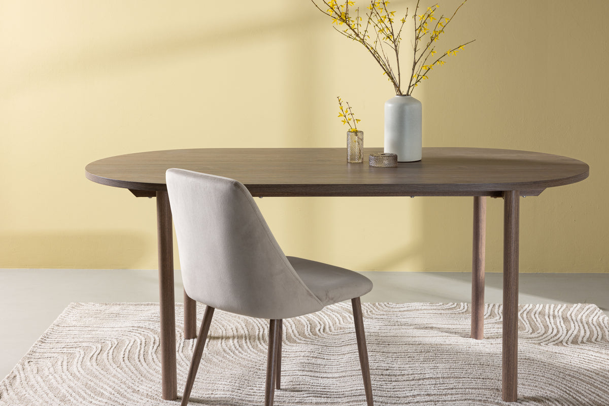 Aspberg Eetkamertafel - 180 x 90 cm - Walnoot