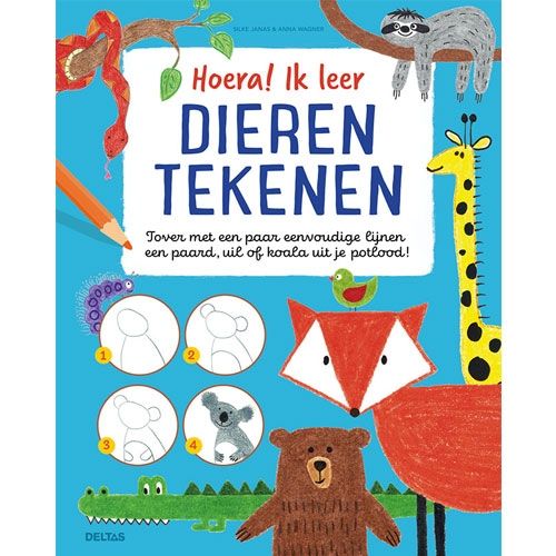 Uitgeverij deltas hoera! ik leer dieren tekenen