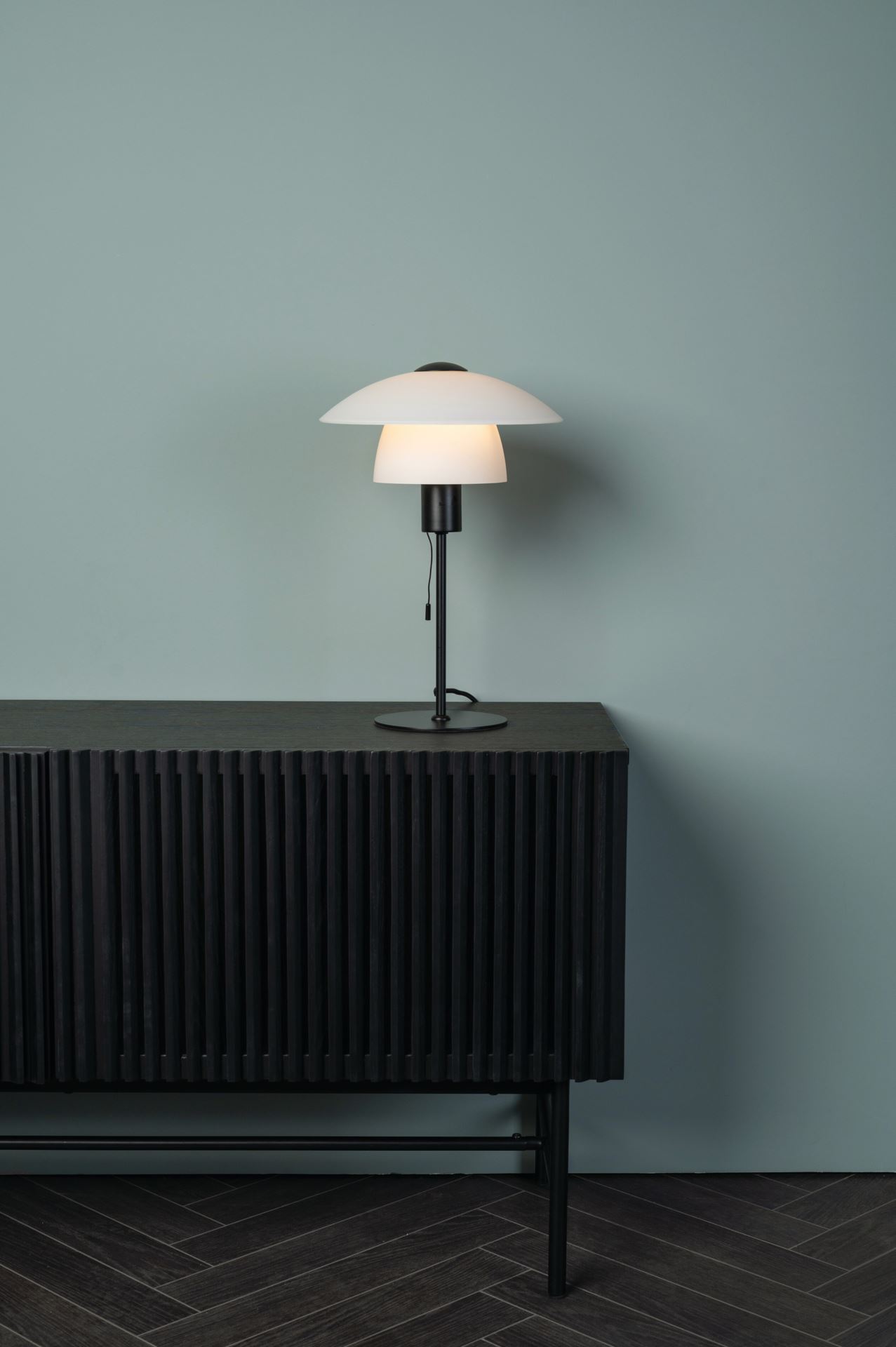 Bordlampe svart - 27,5x27,5x40 cm