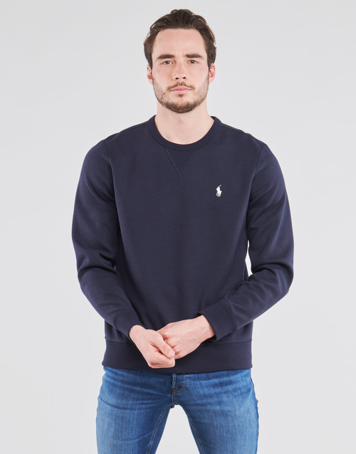 Polo Ralph Lauren - SWEATSHIRT COL ROND EN JOGGING DOUBLE KNIT TECH LOGO PONY PLAYER Marino