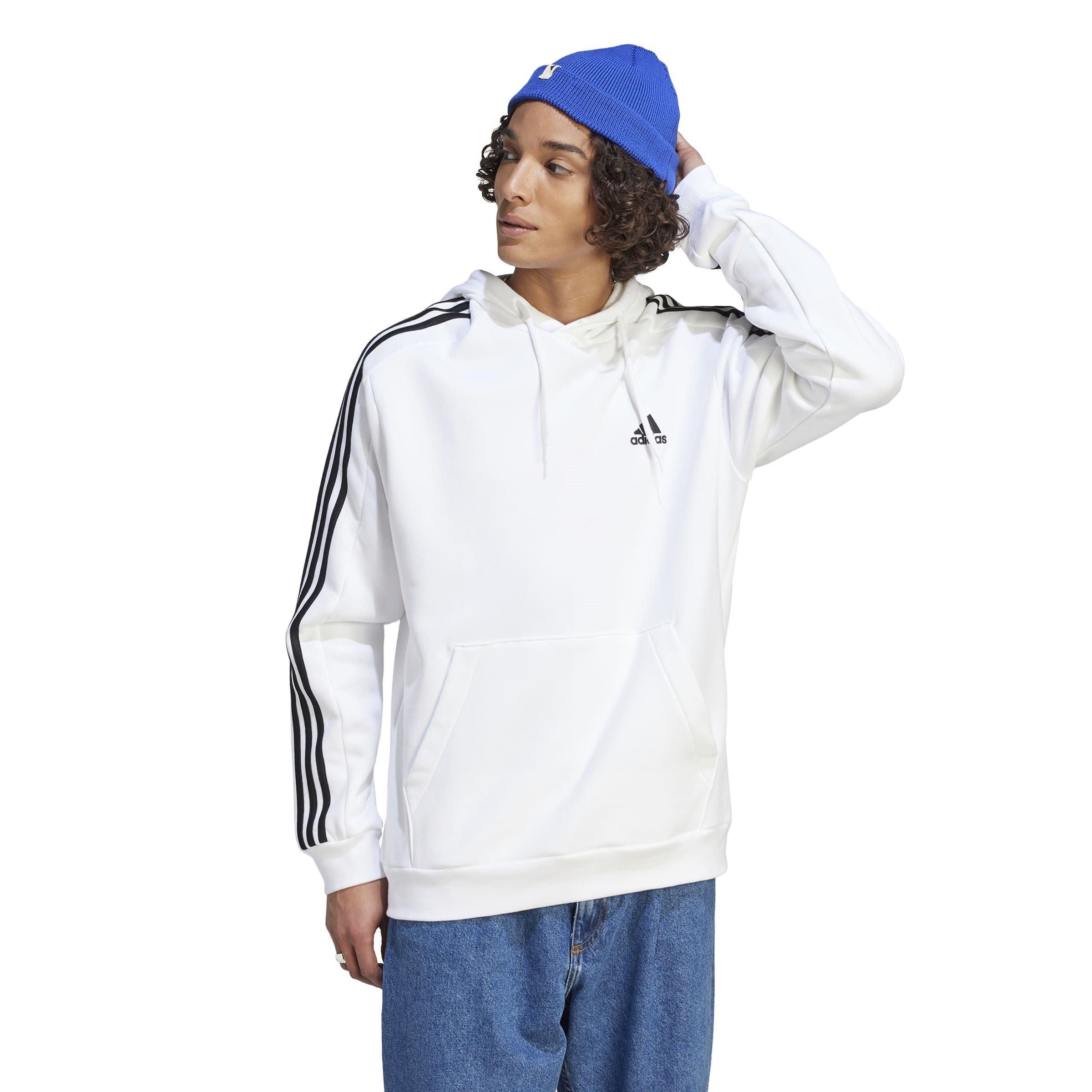 adidas Essentials Fleece 3-Stripes Hoodie Mens